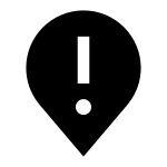Location Hazard Filled SVG Icon
